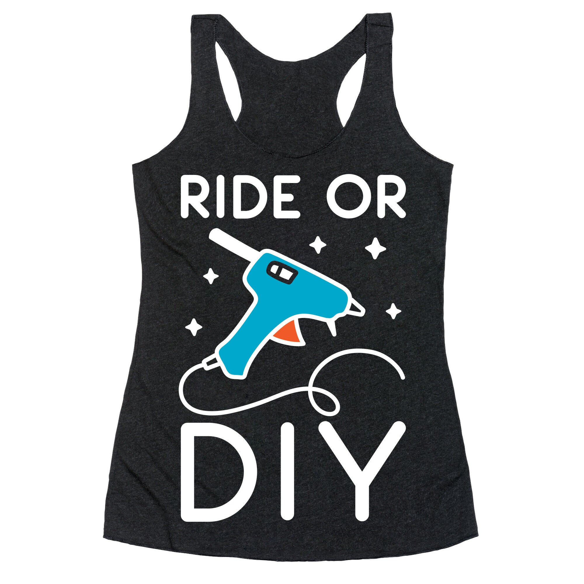 Ride Or DIY Pair 1/2 Racerback Tank